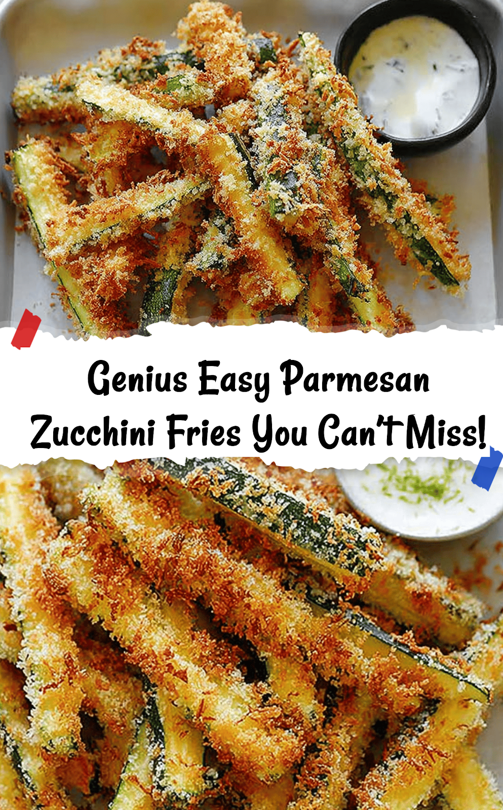 Easy Parmesan Zucchini Fries