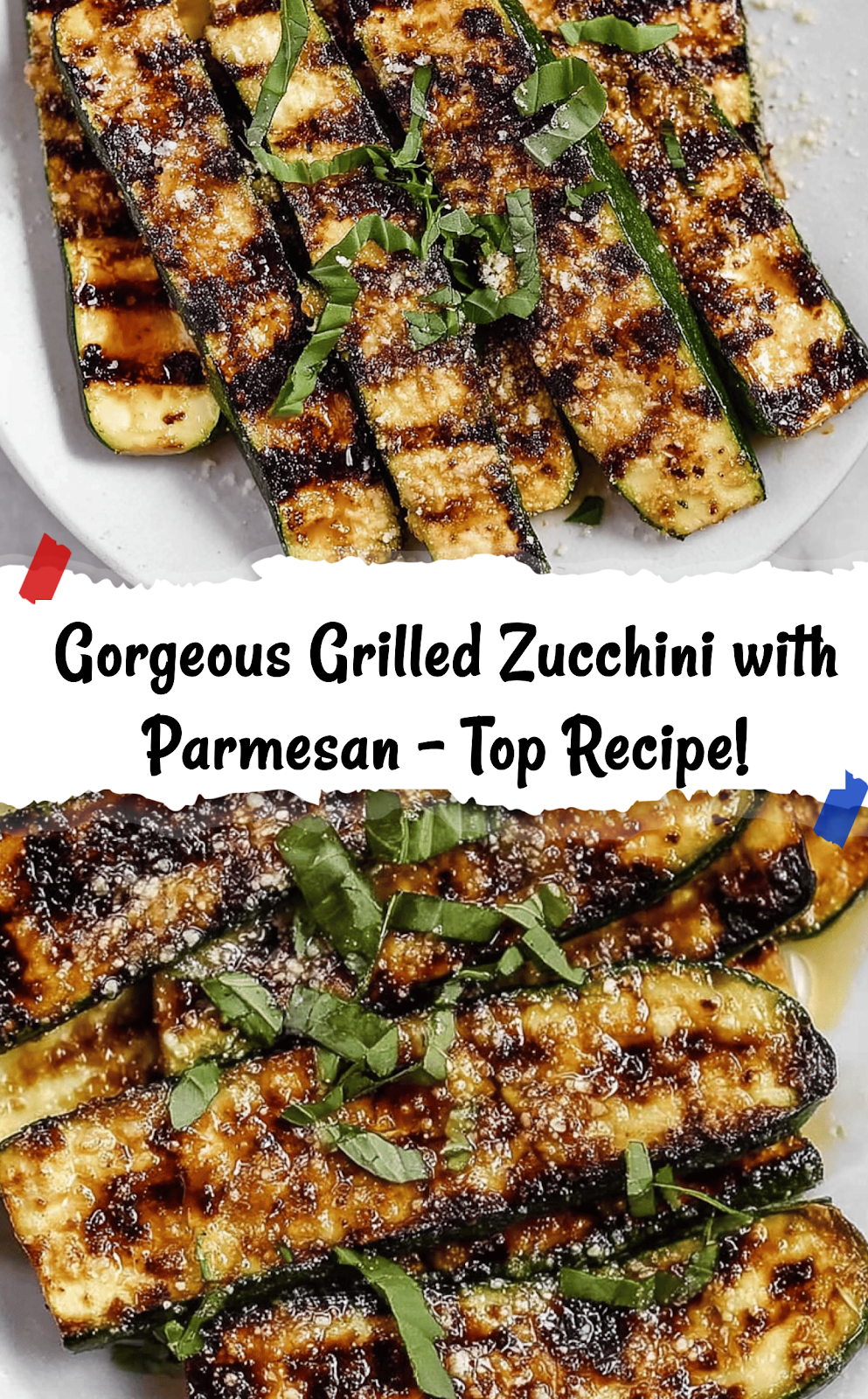 Grilled Zucchini with Parmesan