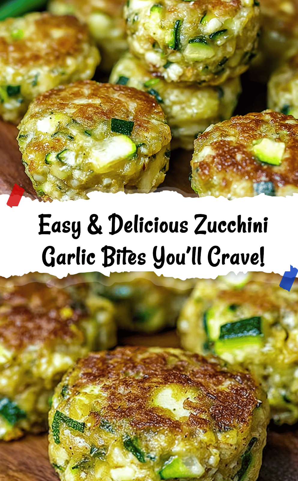 Zucchini Garlic Bites