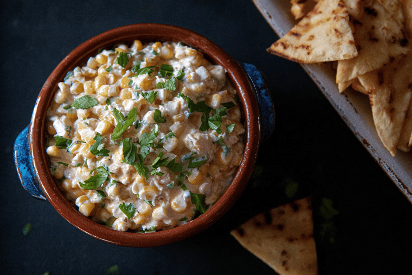 Best Mexican Cheese Corn Dip Ever