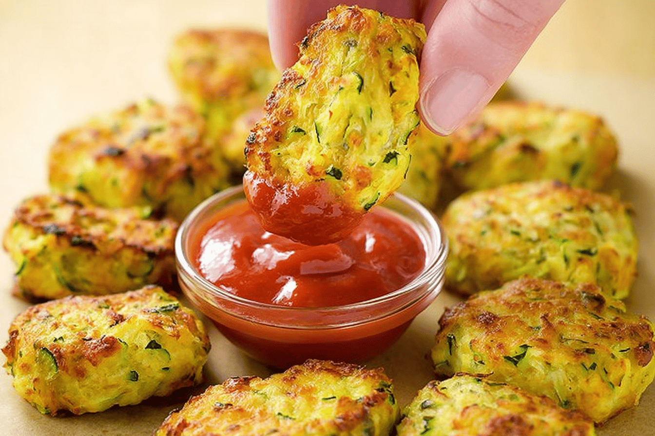 Cheesy Zucchini Tots