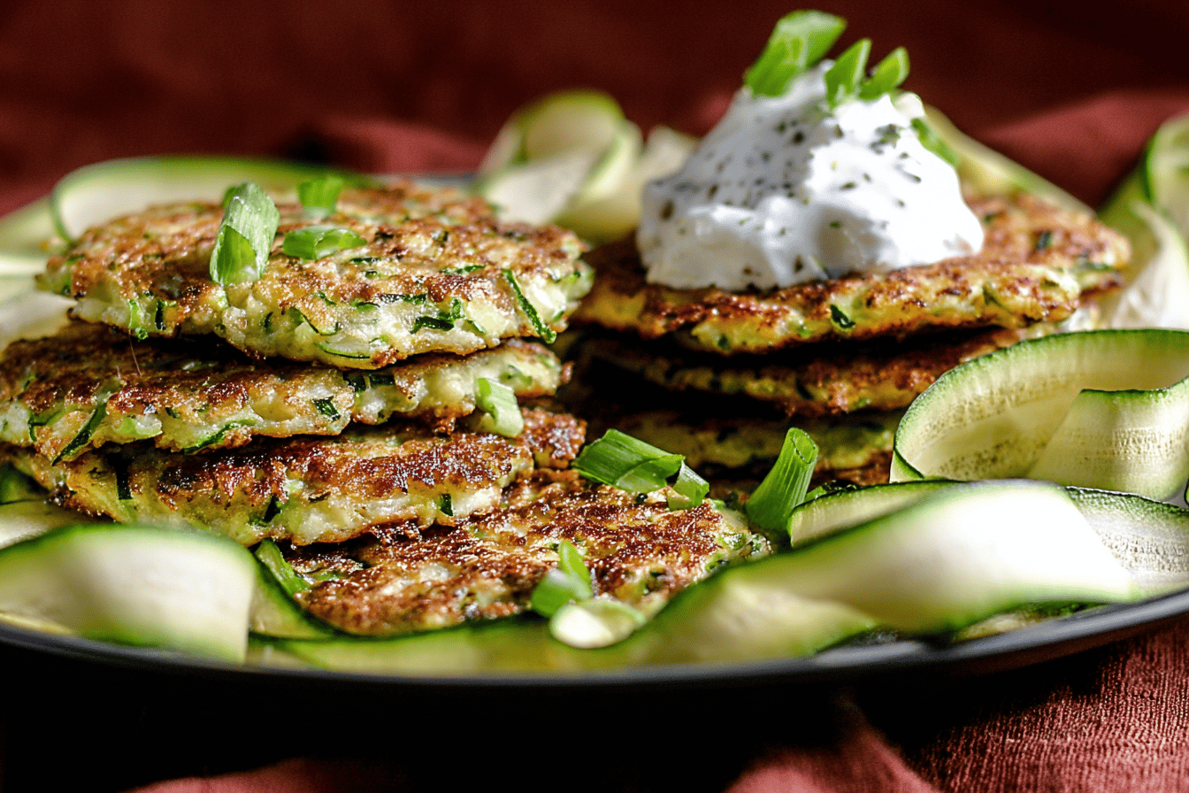 Grated Zucchini Pancakes