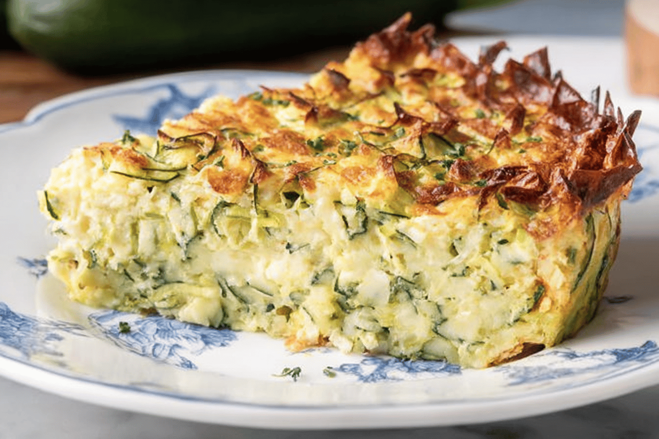 Keto Crustless Zucchini Quiche Recipe