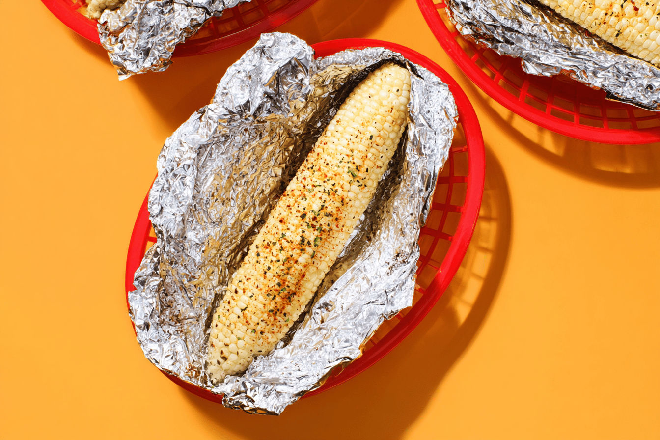 Kittencal's Foil-Wrapped Grilled Corn
