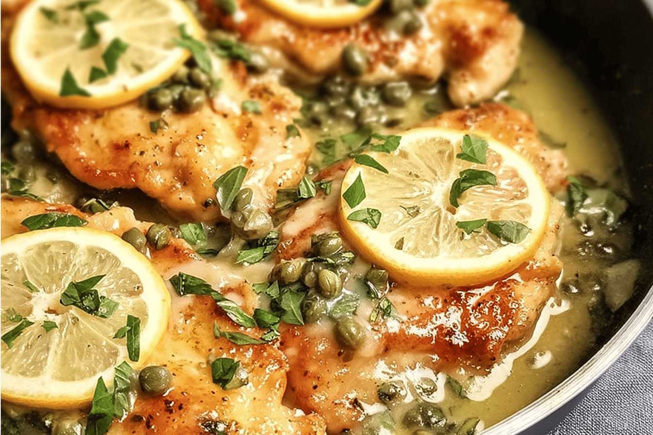 Mediterranean Style Chicken Piccata