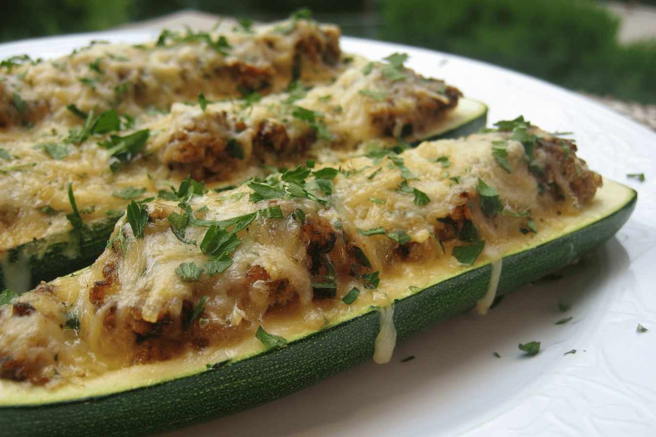 Veggie Zucchini Boats