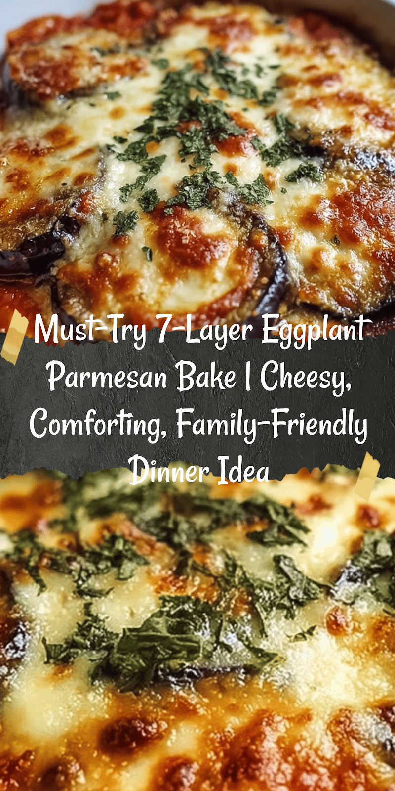 Eggplant Parmesan Bake – Ultimate 7-Layer Cheesy Comfort Recipe
