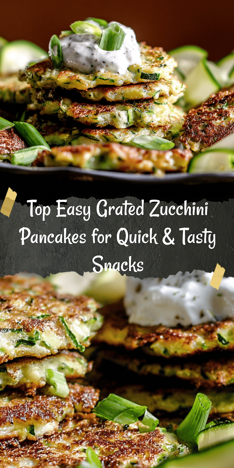 Grated Zucchini Pancakes