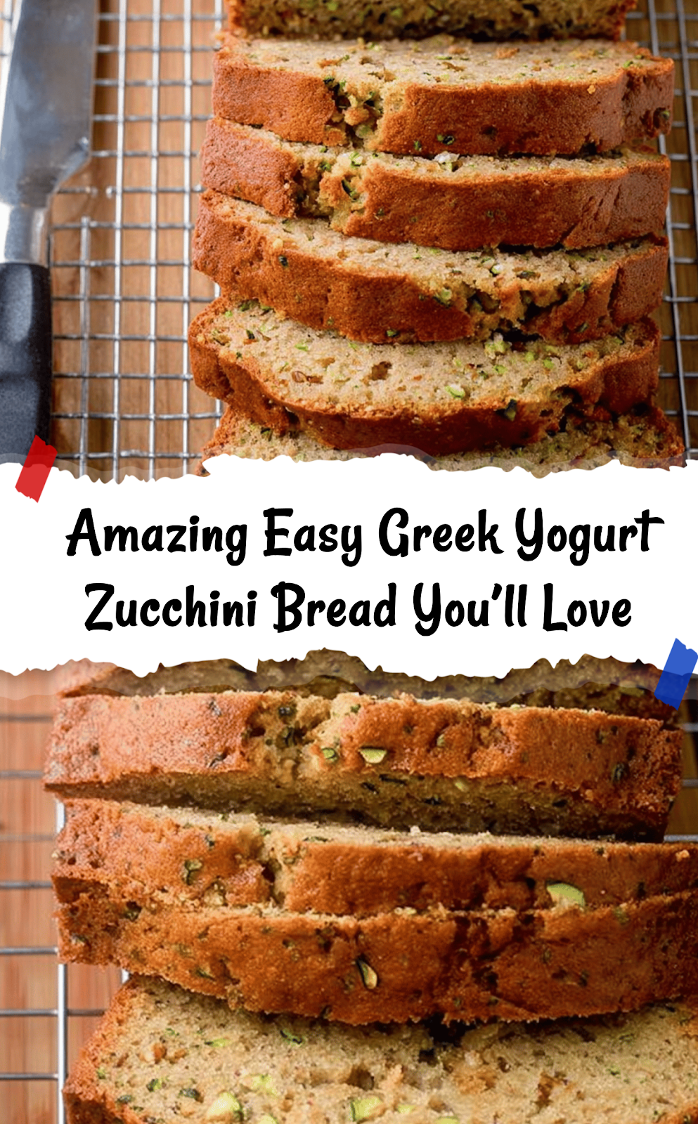 Greek Yogurt Zucchini Bread
