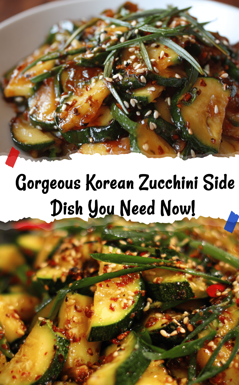 Korean Zucchini Side Dish
