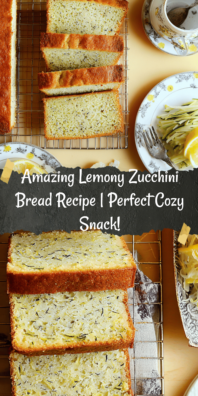 Lemony Zucchini Bread