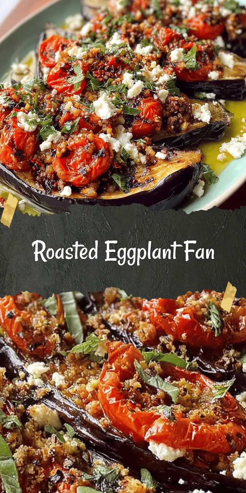 Roasted Eggplant Fan – Mediterranean Baked Delight