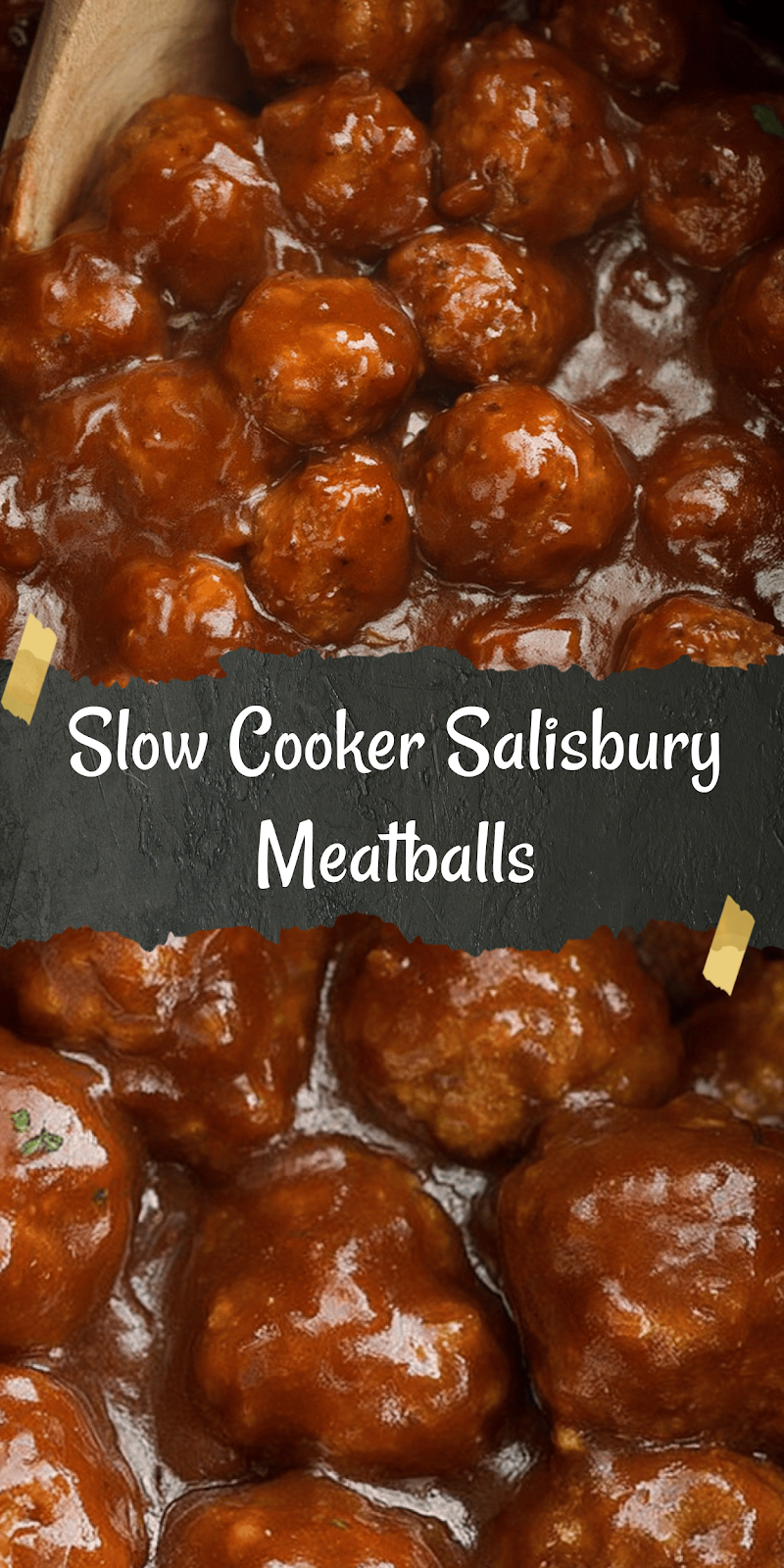 Slow Cooker Salisbury Steak Meatballs (Frozen Meatballs)