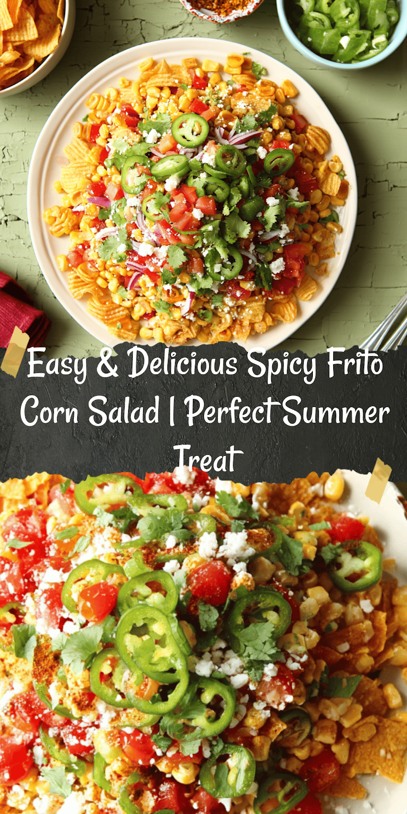 Spicy Frito Corn Salad
