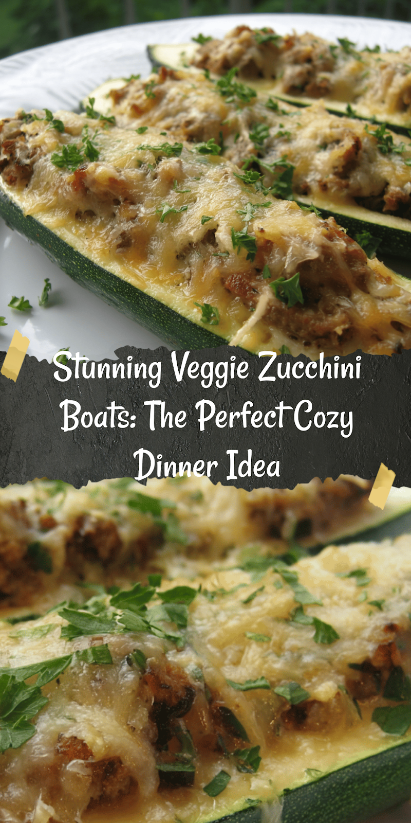 Veggie Zucchini Boats