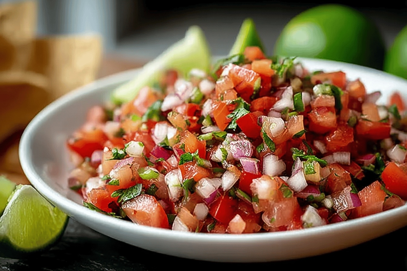Fresh Pico de Gallo Salsa Recipe