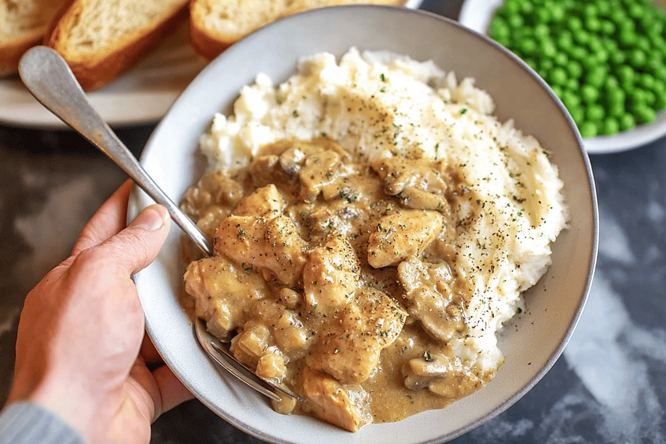 Homestyle Chicken and Gravy - Ultimate Comfort Food - Mom's Dinner