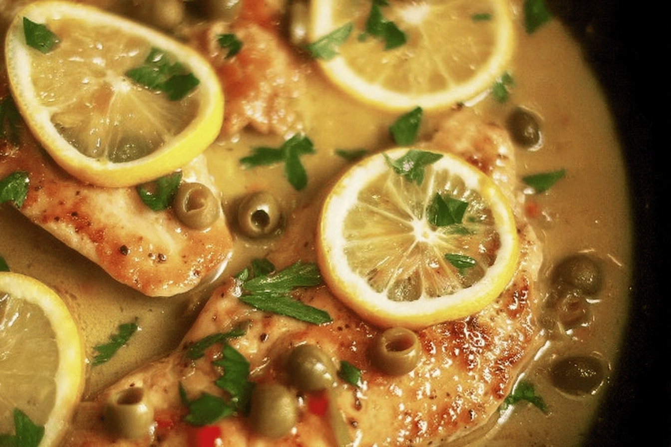 MEDITERRANEAN STYLE CHICKEN PICCATA