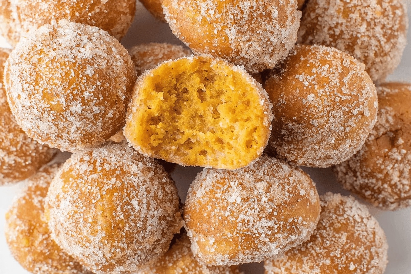 Pumpkin Donut Holes (Air Fryer Or Oven)