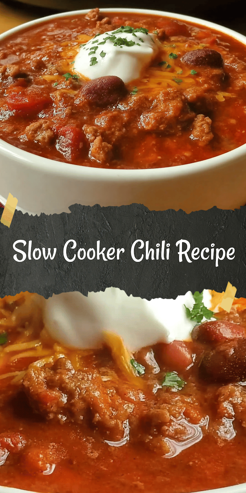 CROCK POT CHILI