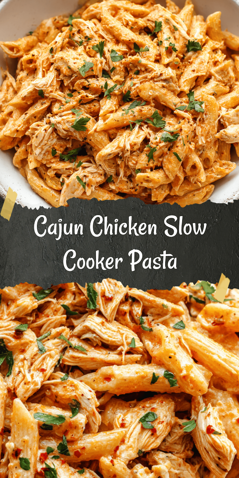 Crockpot Cajun Chicken Pasta