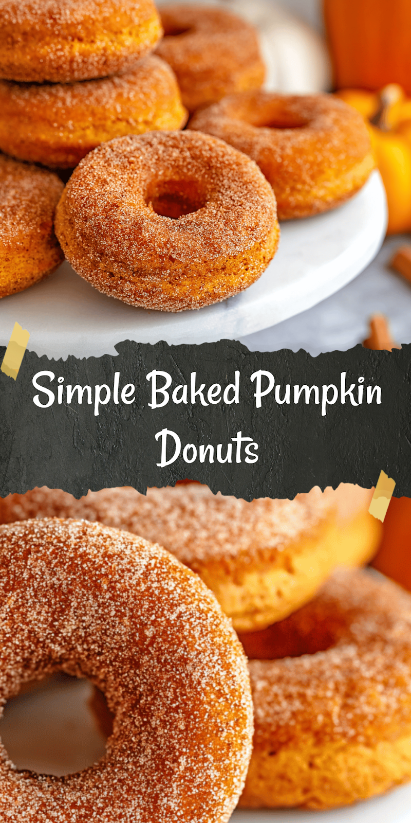 Easy Baked Pumpkin Spice Donuts