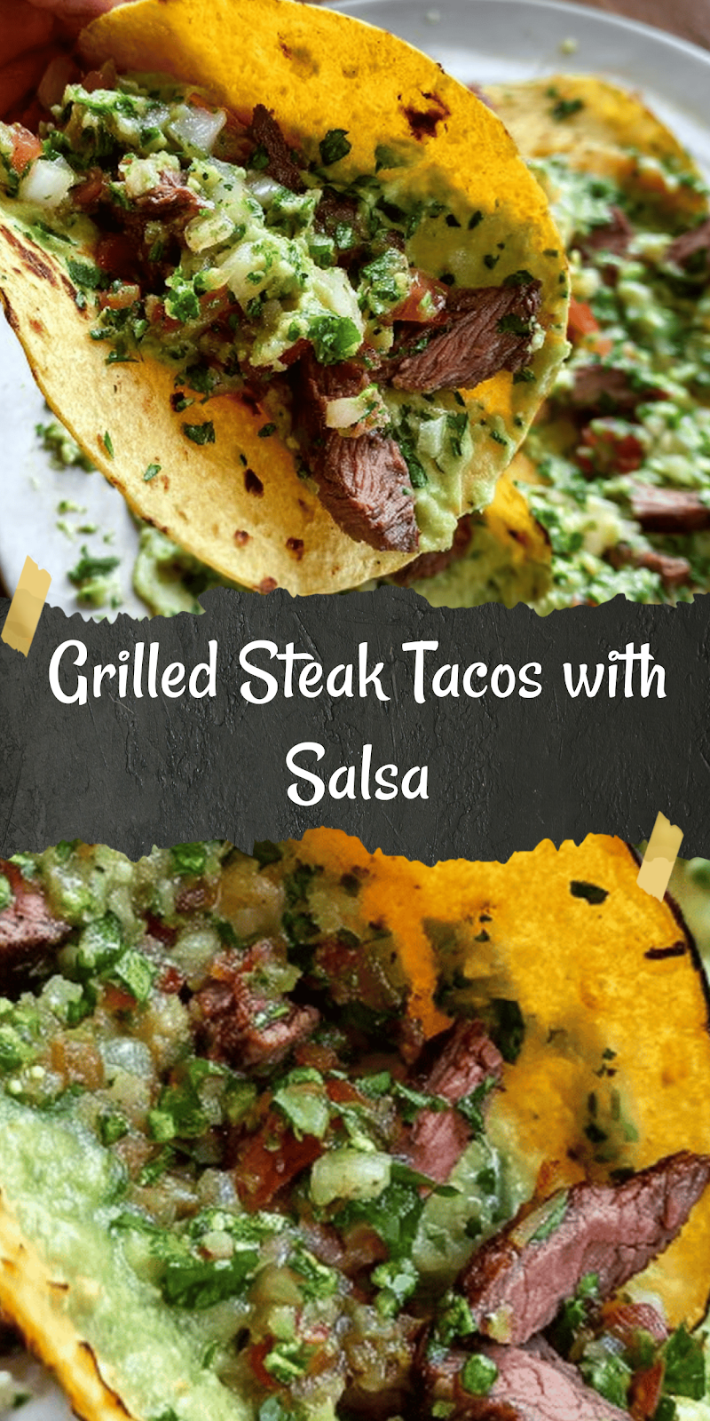 Grilled Steak Tacos with Avocado Salsa