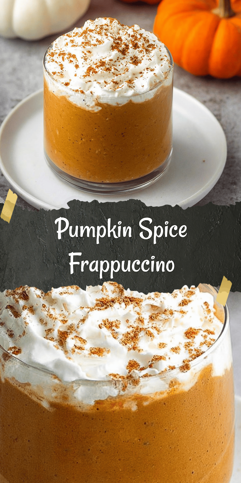 Homemade Pumpkin Frappuccino
