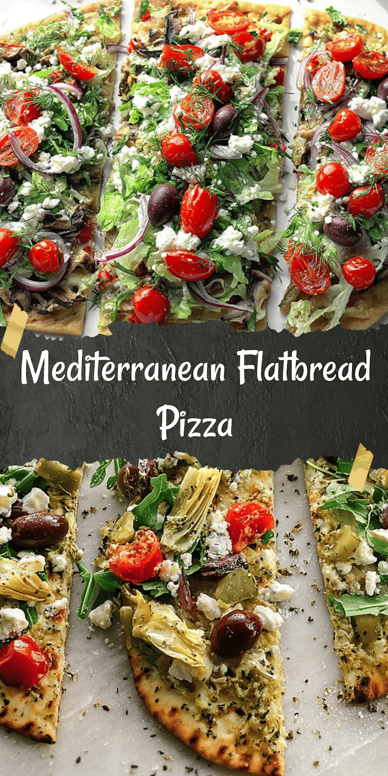 Mediterranean Flatbread Pizza – Easy & Delicious
