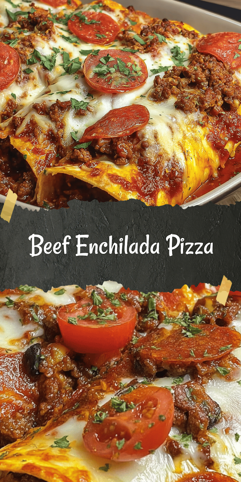 Pizza Enchiladas Ground Beef