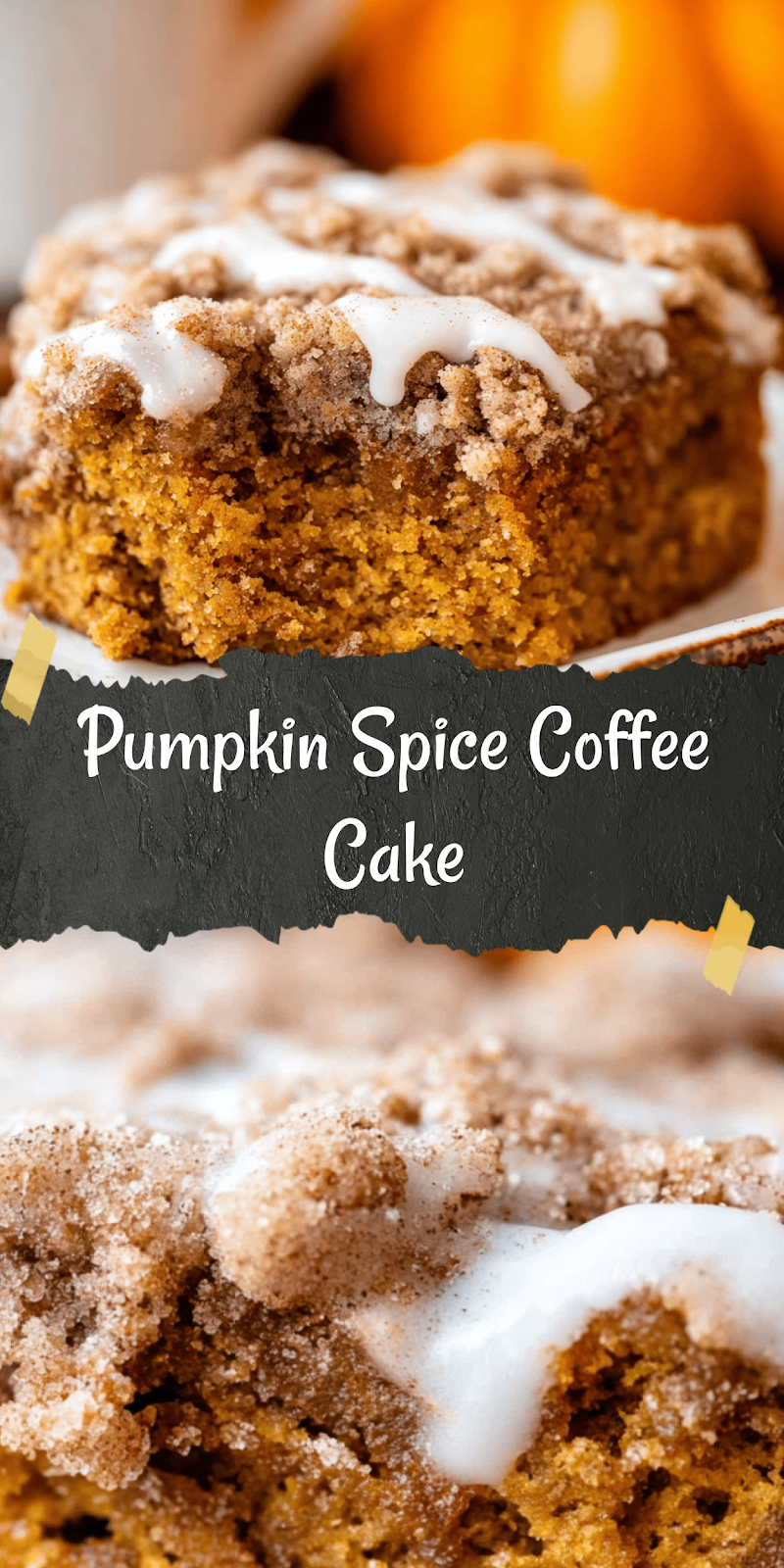 Pumpkin Coffee Cake Recipe