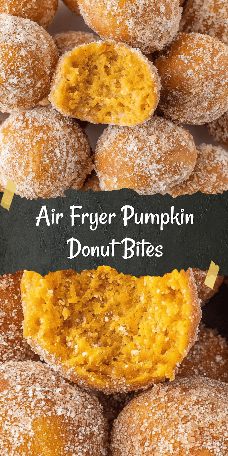 Pumpkin Donut Holes (Air Fryer Or Oven)