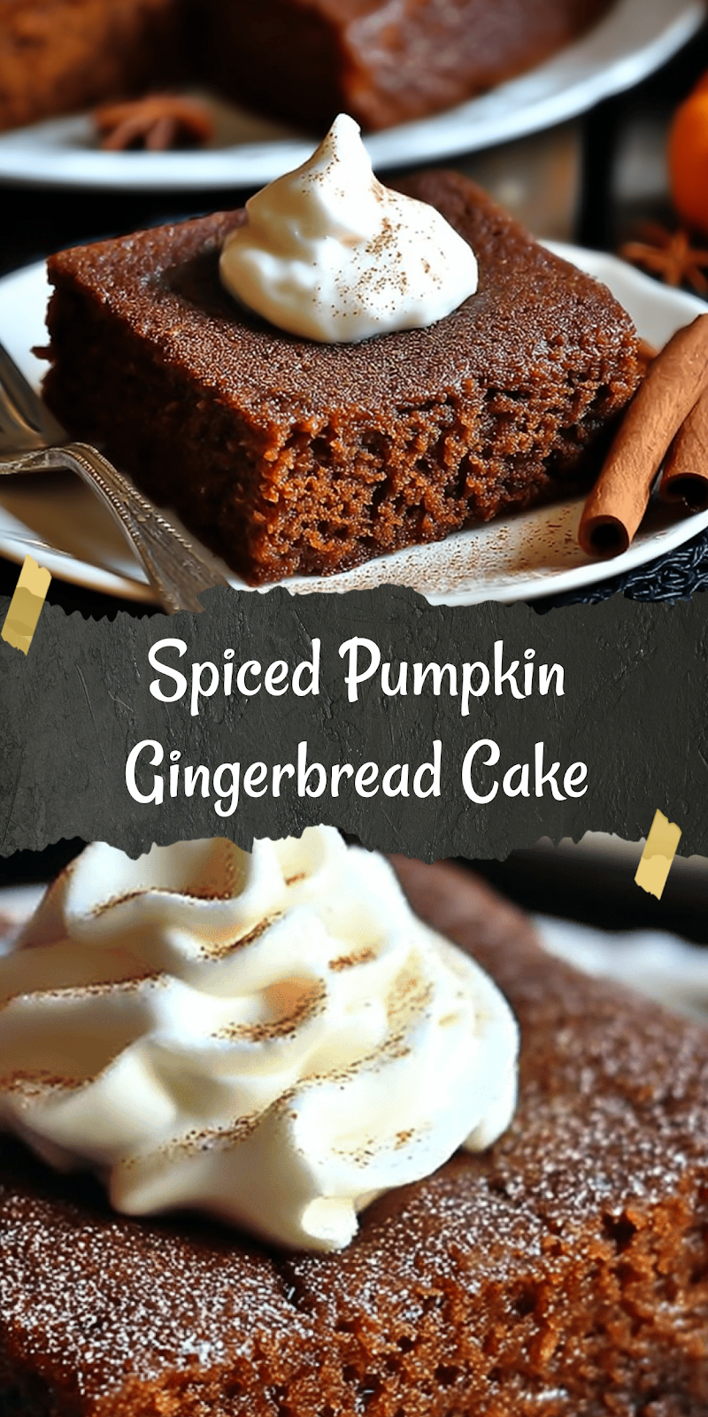 Pumpkin Gingerbread
