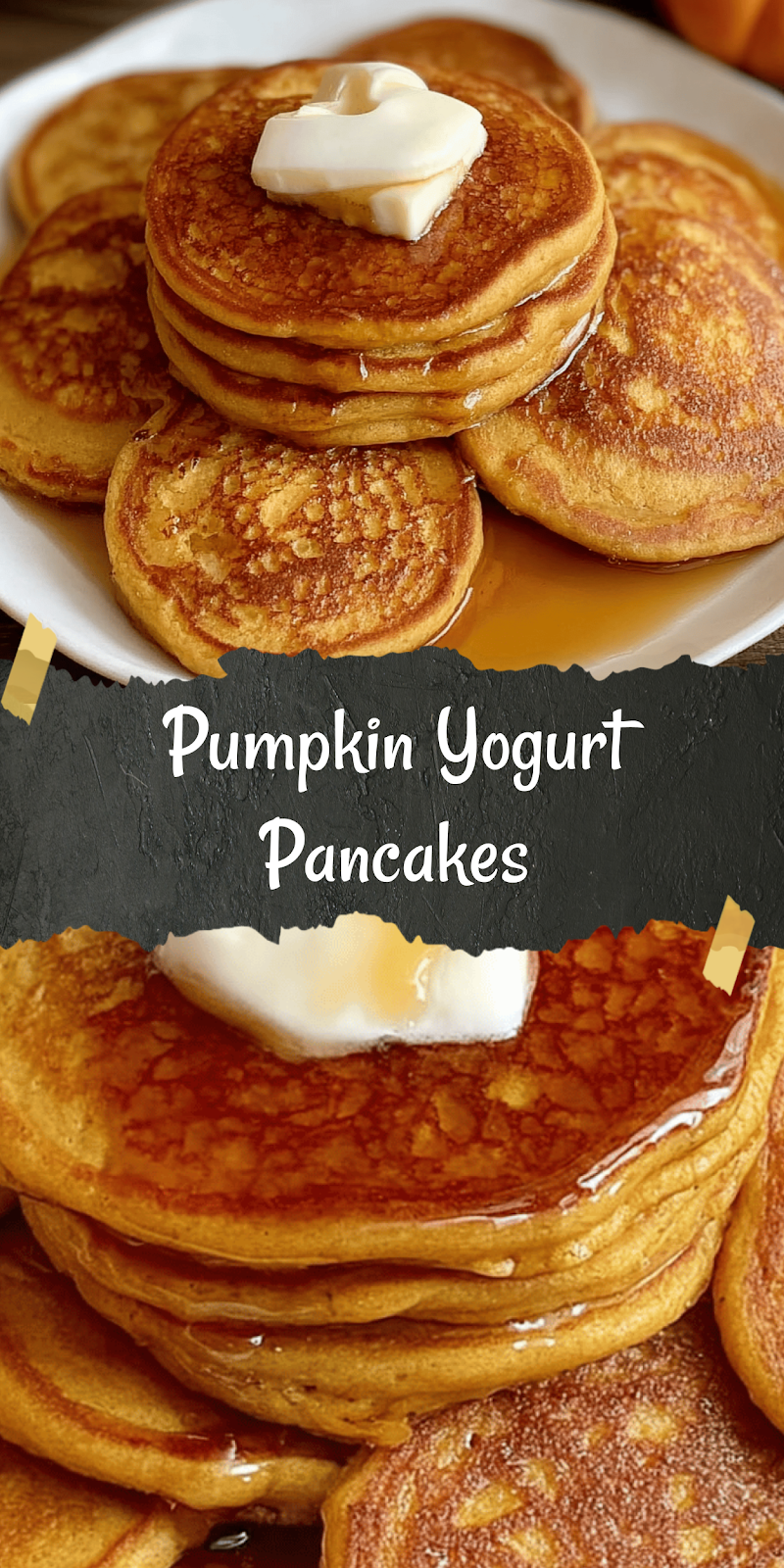 Pumpkin Greek Yogurt Pancakes