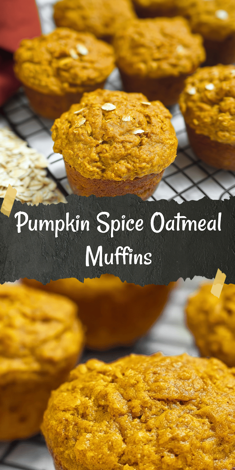 Pumpkin Oatmeal Muffins