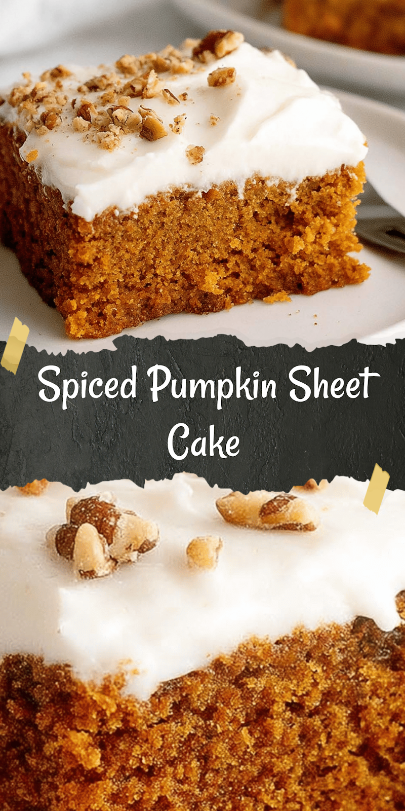 Pumpkin Sheet Cake

