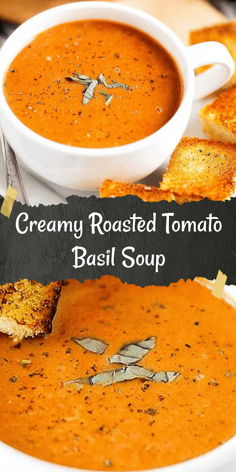 Roasted Tomato Basil Soup