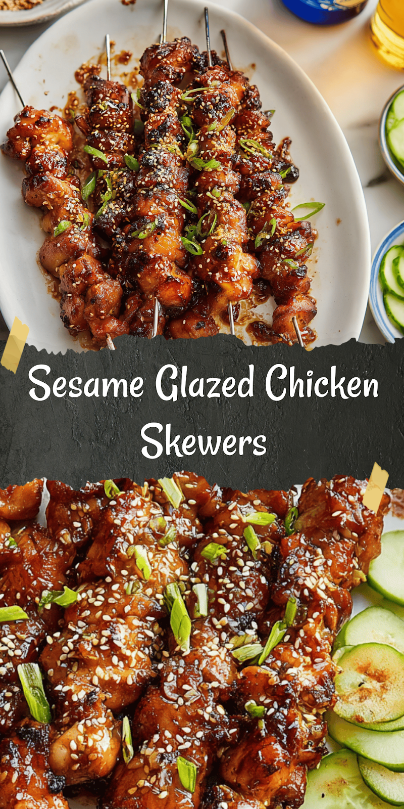 Sesame Chicken Kabobs