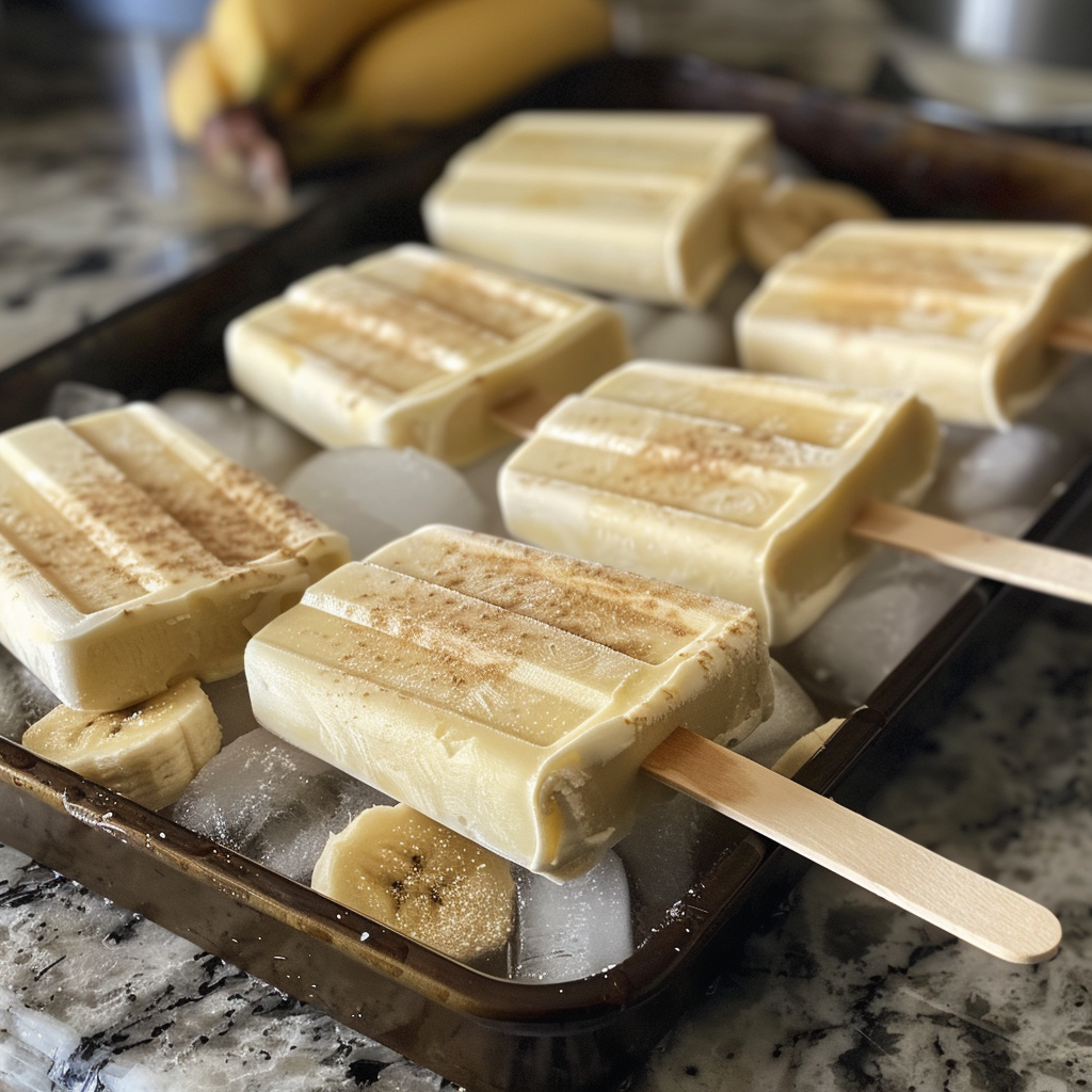 Banana Pudding Popsicles