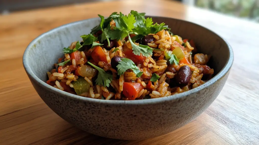 Louisiana Vegetarian Jambalaya - Bold, Flavorful & Plant-Based