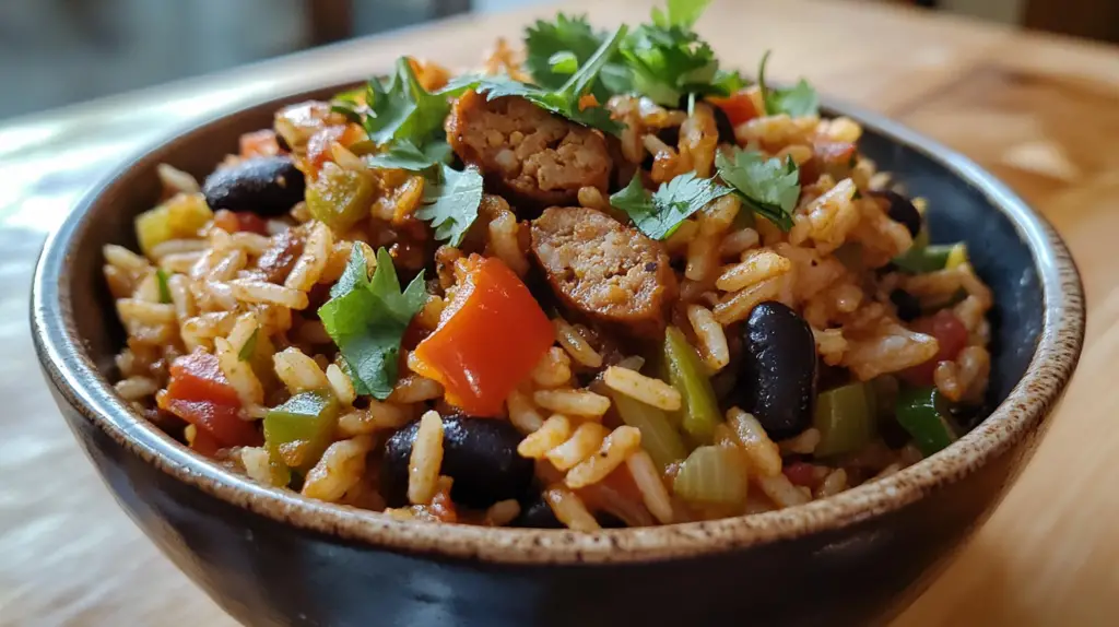 Louisiana Vegetarian Jambalaya - Bold, Flavorful & Plant-Based