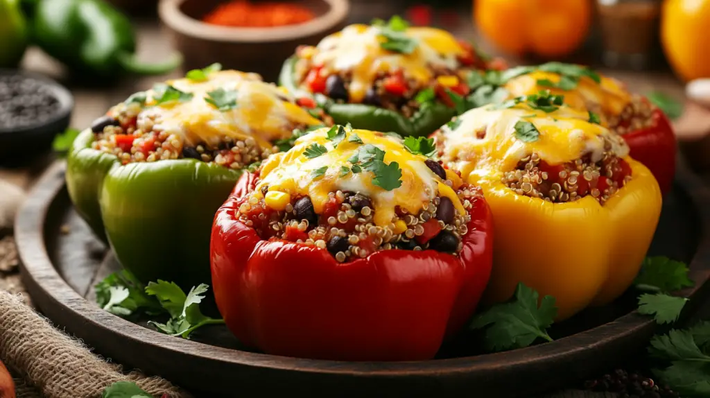 Southwest Quinoa-Stuffed Peppers - Healthy and Flavorful Recipe