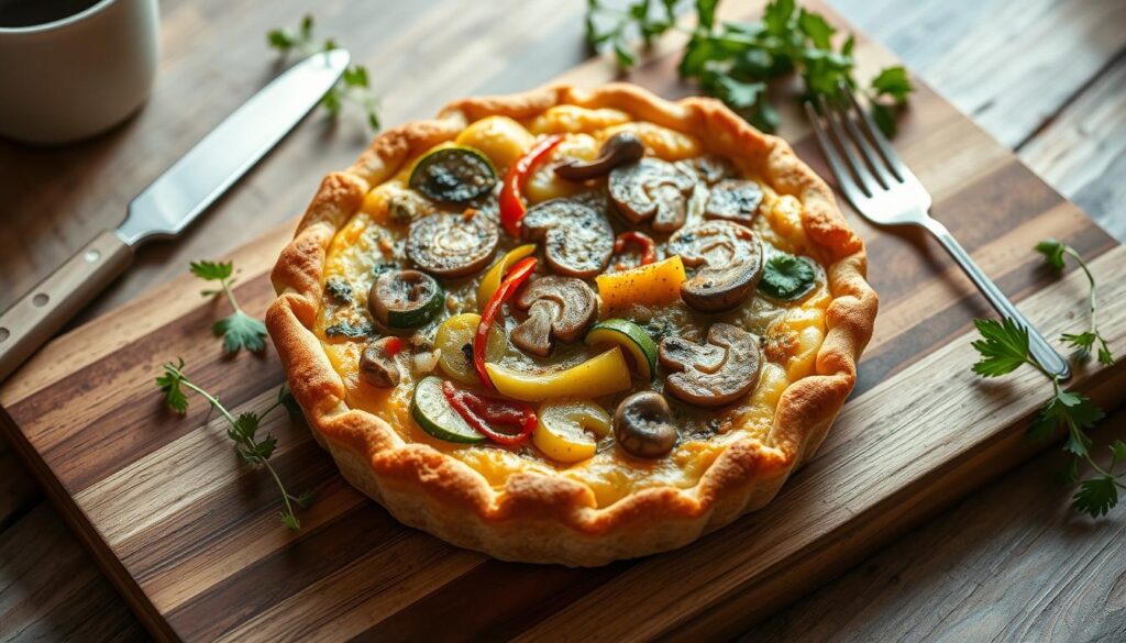 Quiche végétarienne aux légumes