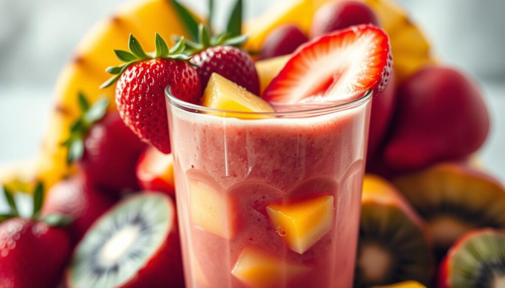 Smoothie aux fruits frais