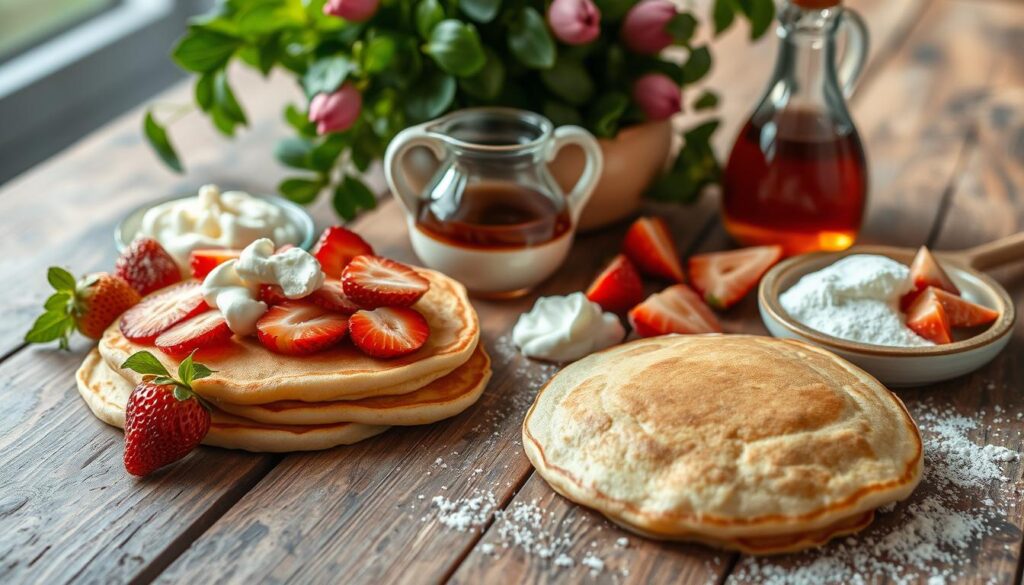 garnitures pancakes