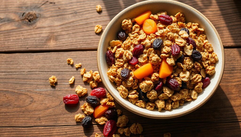 granola bio avec fruits séchés