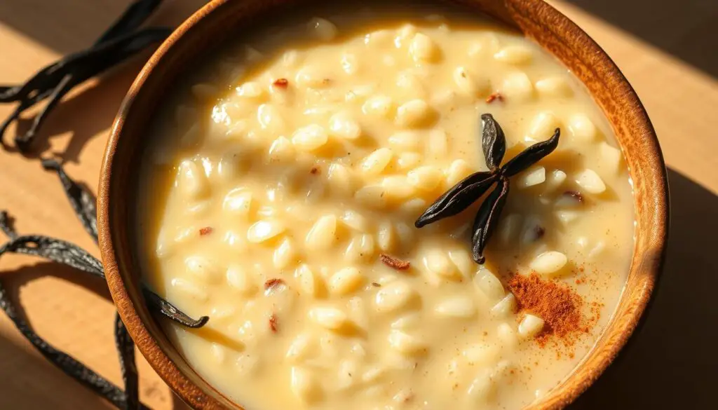 riz au lait à la vanille
