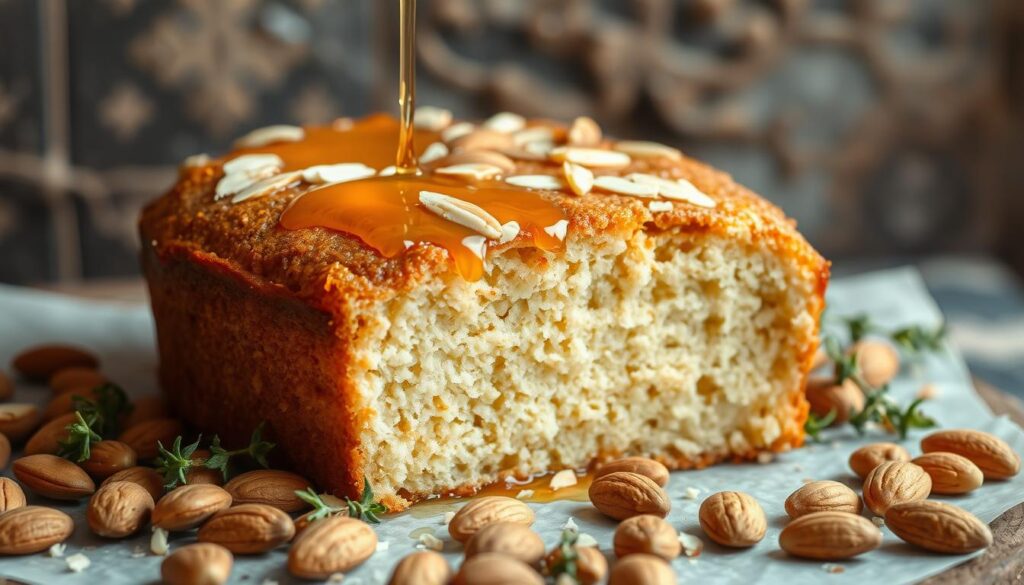 Gâteau aux amandes et miel