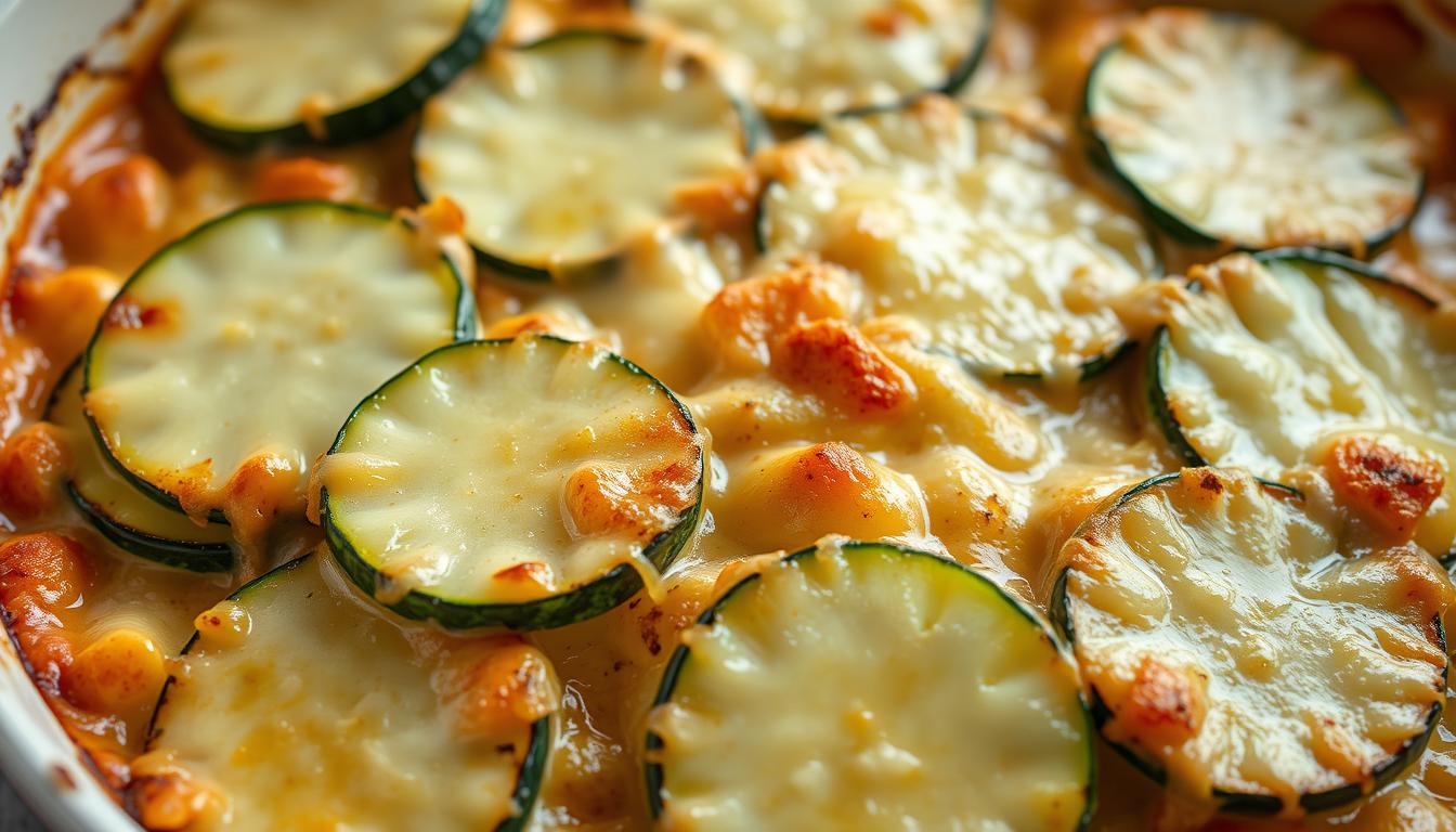 Gratin de courgettes au fromage