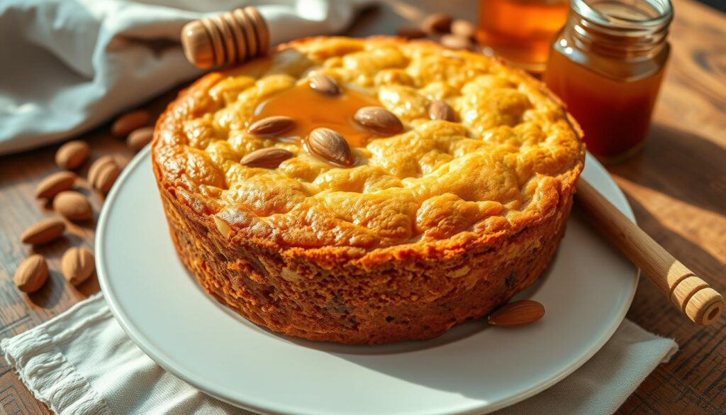 gâteau aux amandes et miel